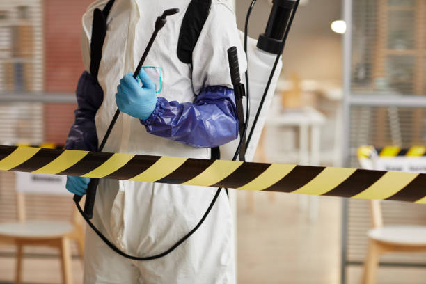 Professional Biohazard Cleanup technician working in Bellvue, CO